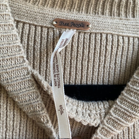 NWOT Free People Easy Street Colorblock Sweater - Picture 6 of 7